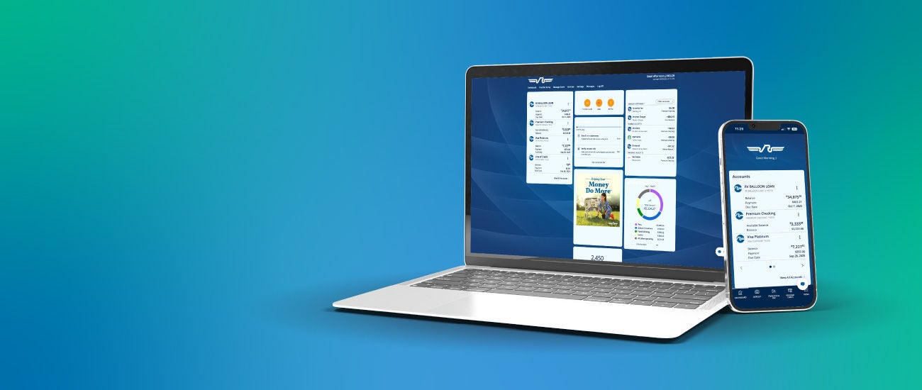 Laptop and a phone