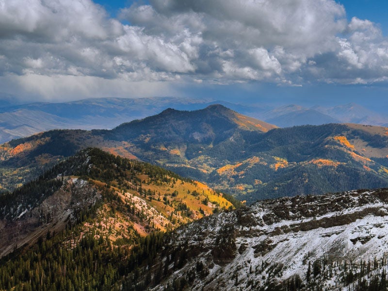 A mountain landscape