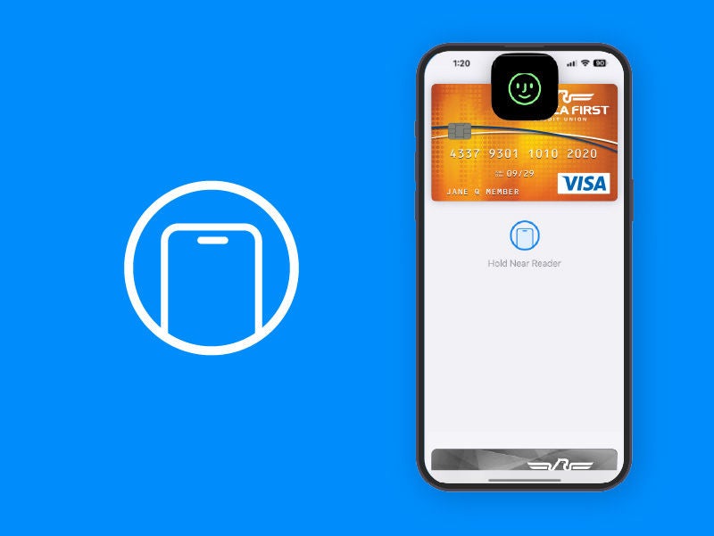 a phone displaying apple's mobile wallet 
