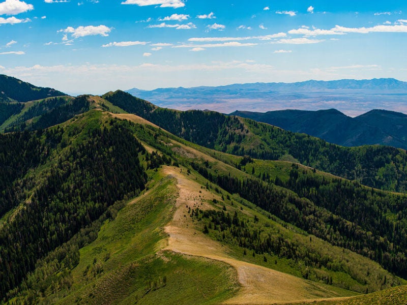 A mountain landscape