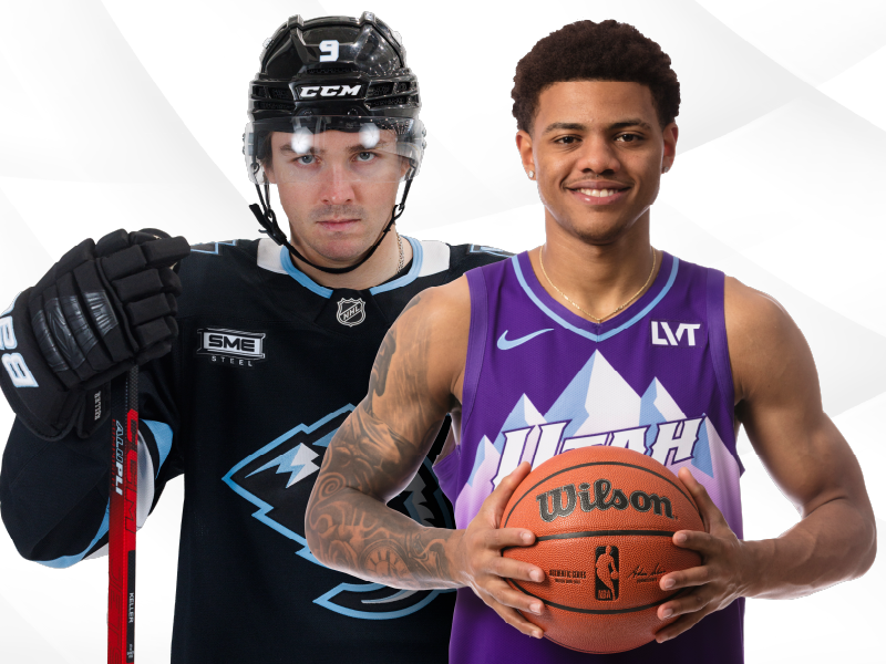Jazz and Mammoth players