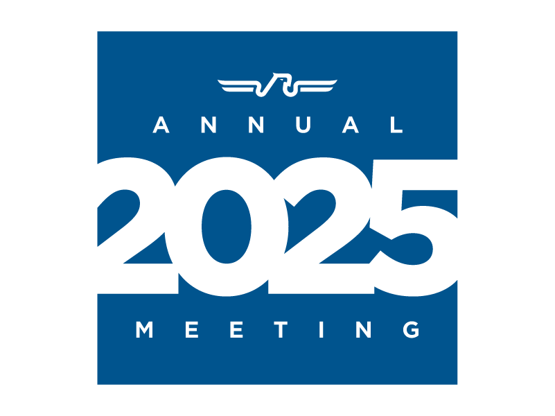 An image of a graphic that reads "2025 Annual Meeting"